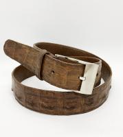 Ремень для брюк из кожи крокодила